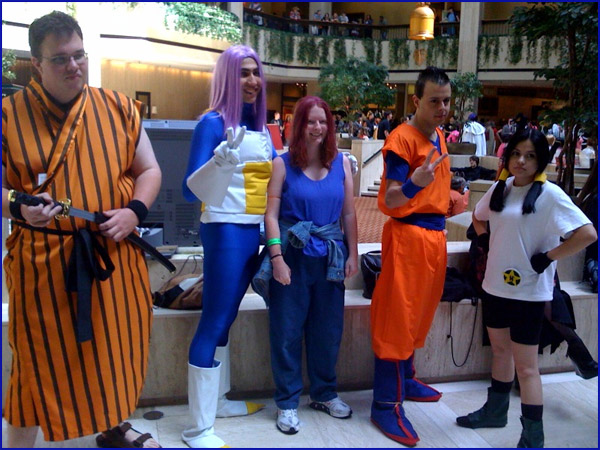 DBZ Cosplayers at Anime Weekend Atlanta 2008